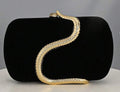 Retro Snake Buckle Velvet