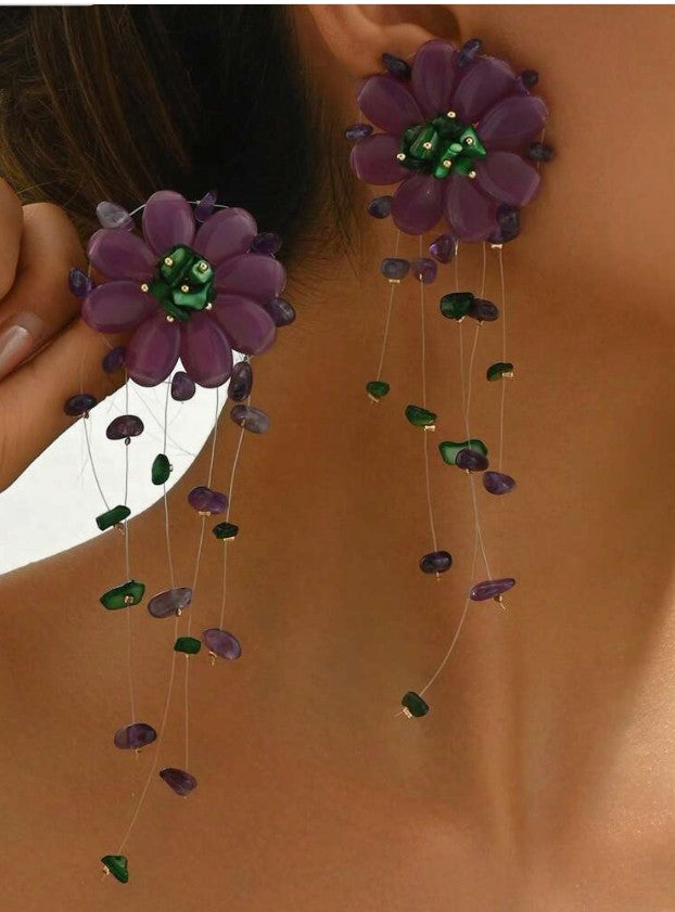 Heart Wave Earrings