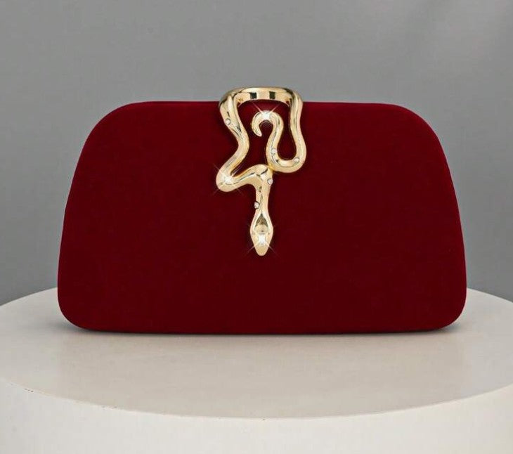 Retro Snake Wrap Velvet