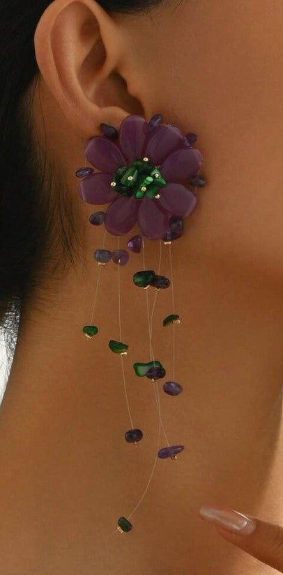 Heart Wave Earrings