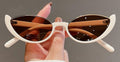 Cat Eye White Glasses
