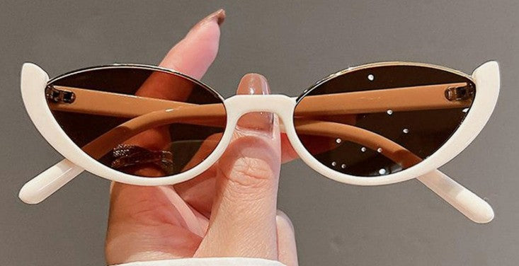 Cat Eye White Glasses